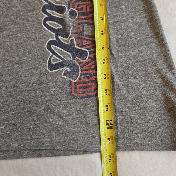 New England Patriots NFL Distressed Logo Women's Grey Fitted Nneck Tee - Picture 6 of 9